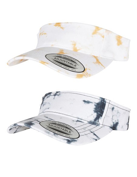FLE-8888BD-Batik Dye Curved Visor Cap 2